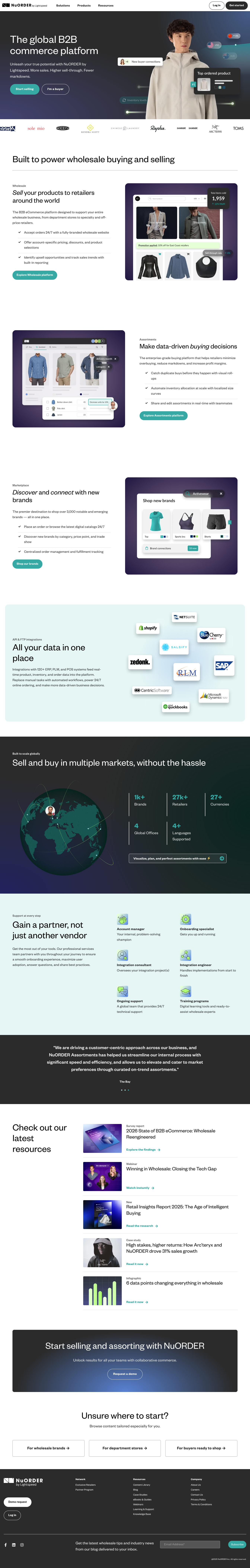 NuORDER B2B wholesale payments